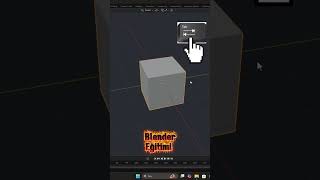 Blender Tab Tuşu Ne İşe Yarar?#blender3d #3dmodelleme