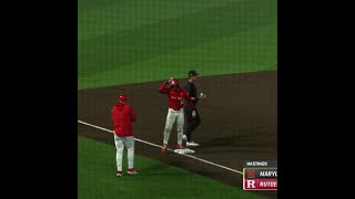 Yomar Carreras with a Spectacular RBI Triple vs. Maryland | Rutgers Baseball