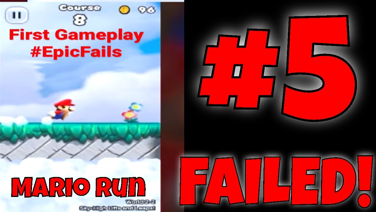 INSANE Mario Run Bloopers Compilation 5 
