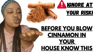 THIS IS CRAZY!: Don't BLOW CINNAMON In Your House For MONEY Until You Watch This ‼️REALLY SHOCKED..