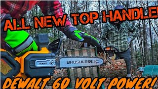 The ALL NEW Dewalt 60V Top Handle 14" "Professional" battery chainsaw