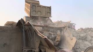 Amazing Quarry Primary Rock Crushing Machine Working | Satisfying Rock Crusher | Stone Crushing 