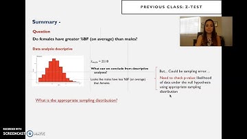Graduate Statistics: Week 8 - Lecture video 2