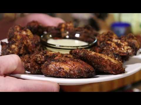 How to make Blackened Chicken Wings, with sauce! On the Traeger pellet smoker!