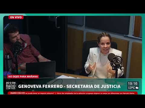Genoveva Ferrero - Sec. de Justicia, administración y apoyo policial PARTE 1 | No Dejes Para Mañana