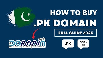 How to Buy PK Domain in Pakistan - Buy .PK Domain - Domain.pk - Hamid | E-Commerce