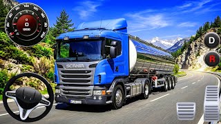 Oil Tanker Truck Simulator 3D - Risky Offroad Fuel Transport Mission Complete- Android Gameplay 2026 screenshot 2