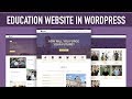 Create Website for School, College or University with WordPress - 2019