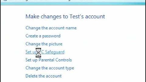 How to disable PC Safeguard on a user account in Windows 7