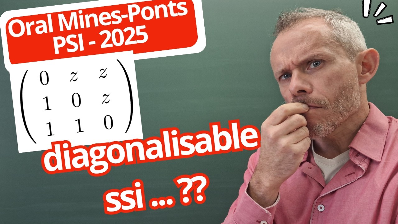 Réduction matricielle : l'EXO RUSÉ ! 💡💡🤩 (spé/L2)