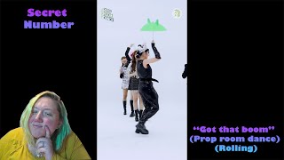 I react to: Secret Number - 'Got that boom' (Prop room dance) (Rolling) [Request]