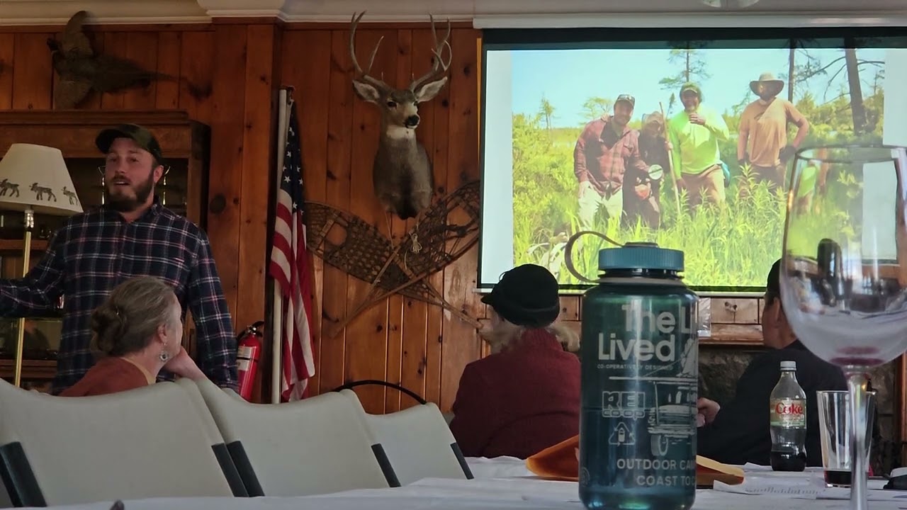 Bentley Trail Presentation at the annual Yellow Dog Watershed Preserve meeting.
