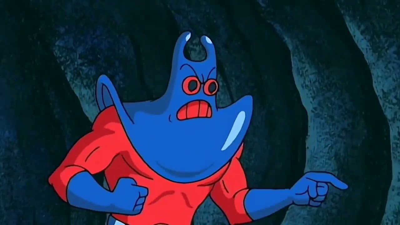 Patrick Dropping A Box Loaded With Wallets On Manray's Foot