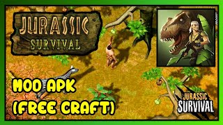 Jurassic Survival Mod Apk Versi 2.6.1 (Free Craft) screenshot 4