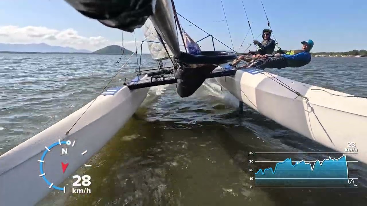 ⁣Pure SAILING Nacra 17 foil