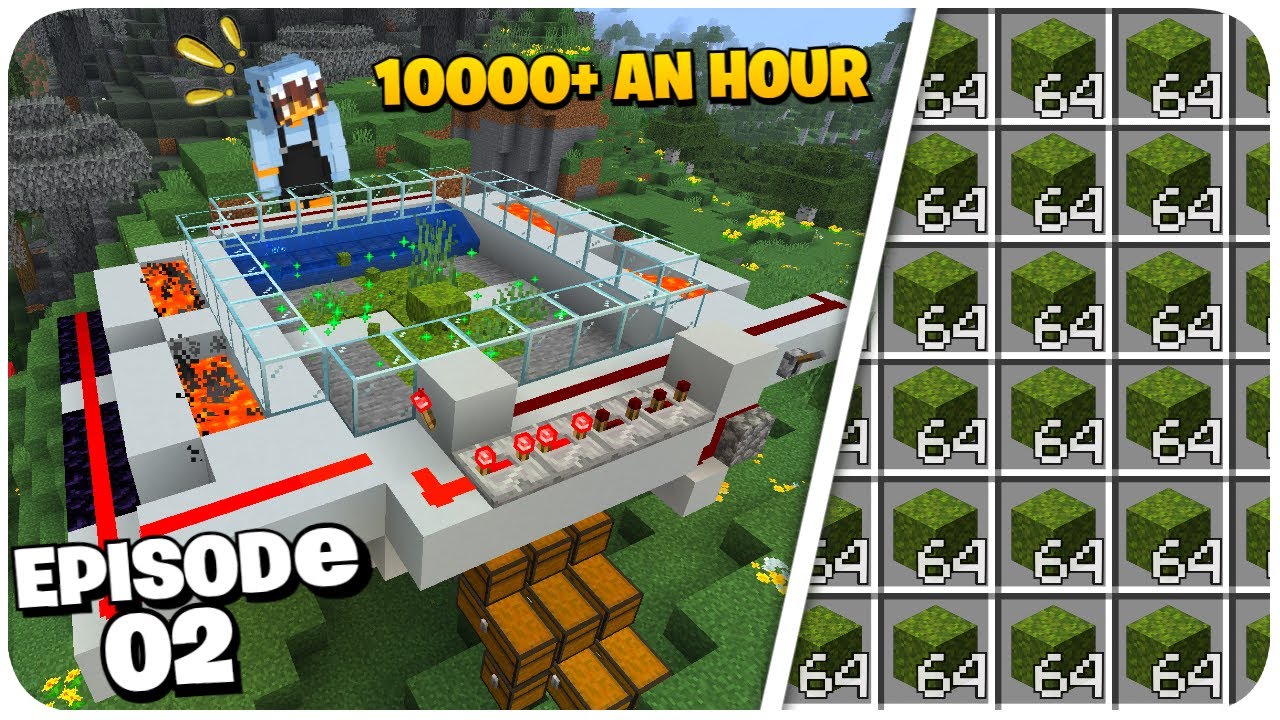 I Built An Infinite Moss Farm In My Minecraft Forever World.. - YouTube