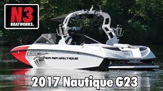 2017 Nautique G23 - Victory Red/Onyx Black - On Water || N3 Boatworks