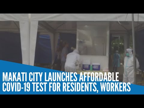 Makati City launches affordable COVID-19 test for residents, workers
