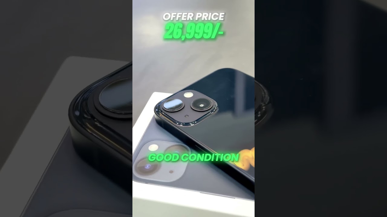 DEAL DEAL DEAL!!🚨🚨iPhone 13128GB Storage85% Battery HealthGood ConditionOFFER PRICE: 26,999/-✅💸