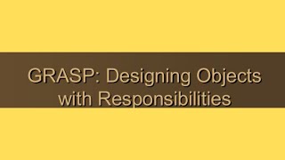 Introduction to Conceptual Architecture GRASP || Urdu Tutorial || OOAD