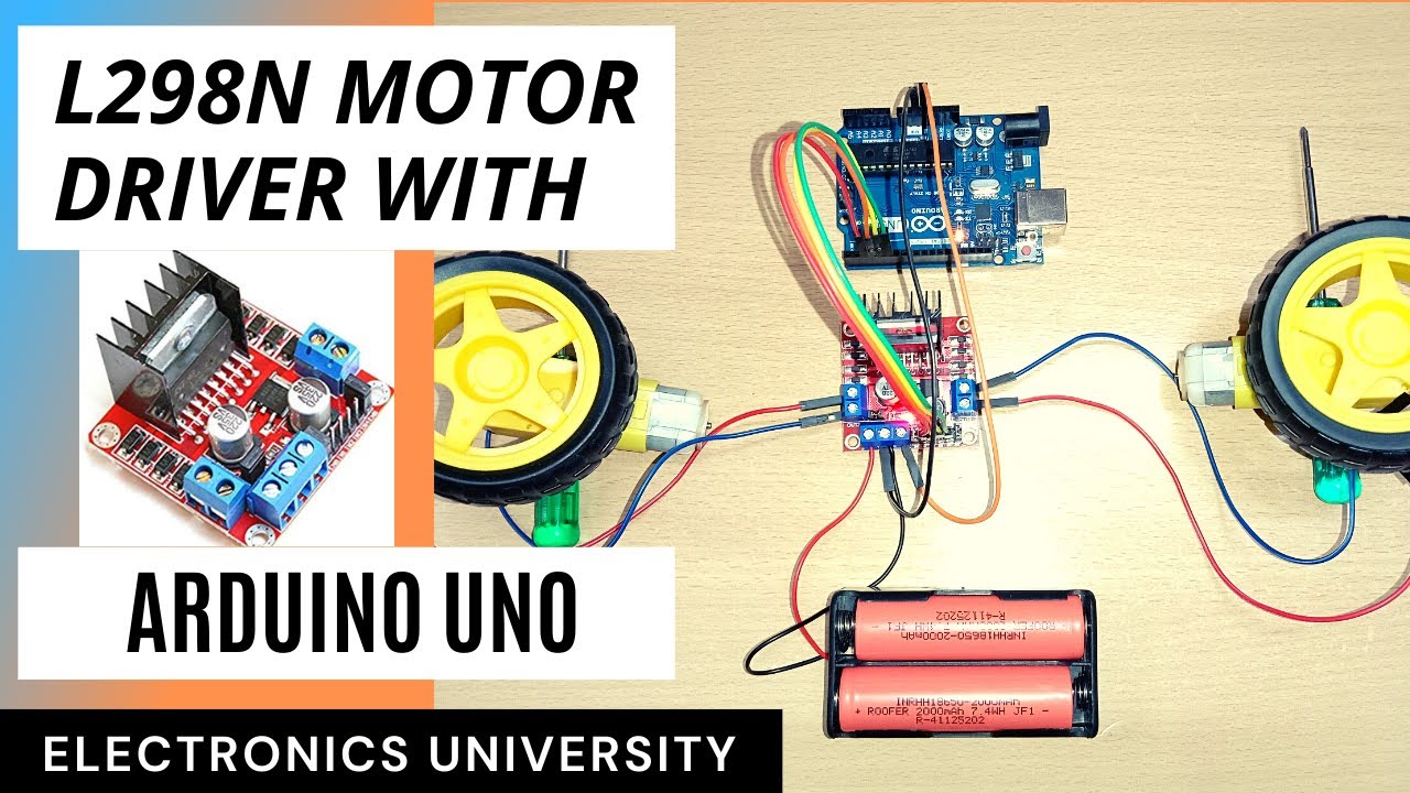 L298n Motor Driver Arduino Working L298n BO Motors Arduino Uno Arduino Project
