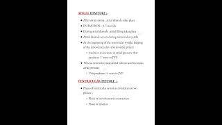 Cardiac cycle 📝 #trending #mbbs #youtubeshorts #physiology @medicalconcepts28