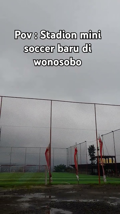 Stadion mini soccer baru wonosobo #minisoccer #stadion
