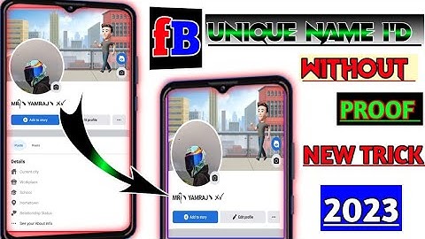 Facebook Unique Name I