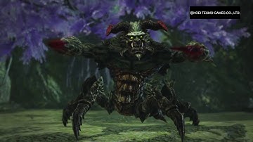 Toukiden 2 Carryover Demo | Oni burial tutorial boss