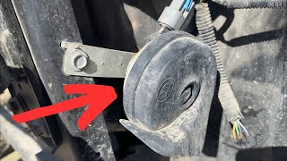 Horn Fiat 500 1.4L 2007-2016 Location and Replacement Fiat 500 Horn Not Working