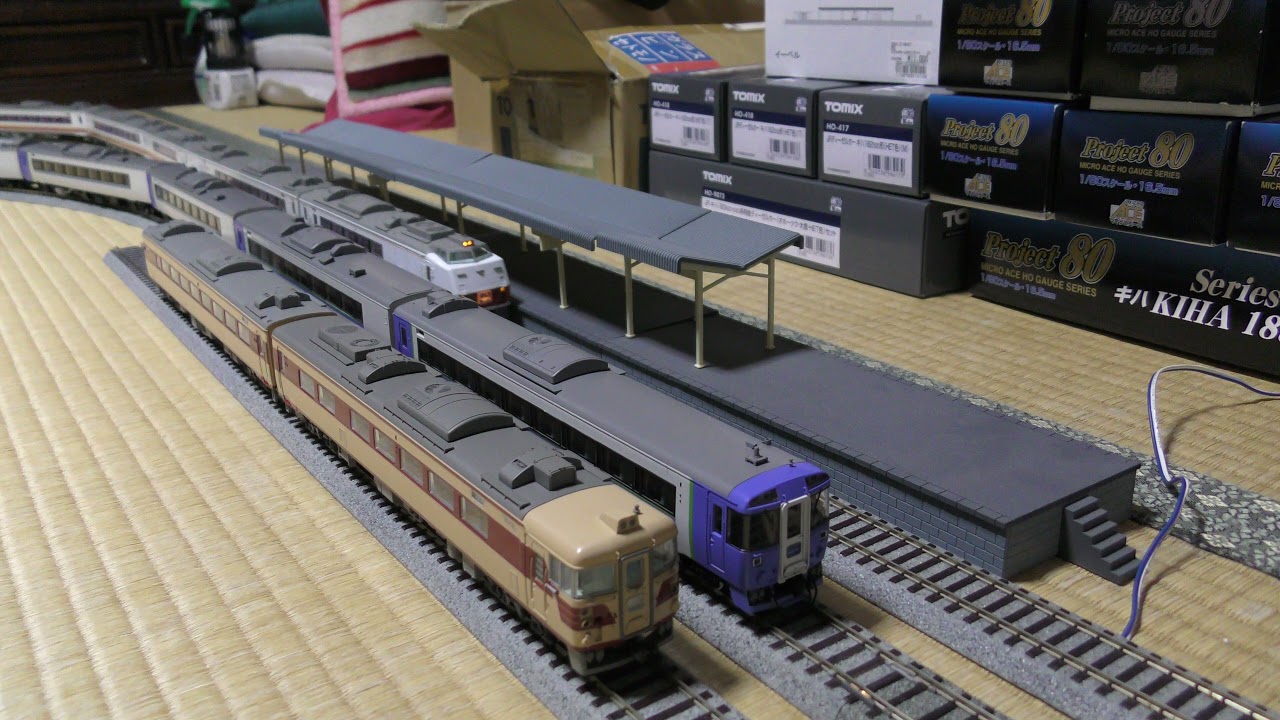 鉄道模型】HOゲージ マイクロエース製キハ183系ニューカラー8両になり