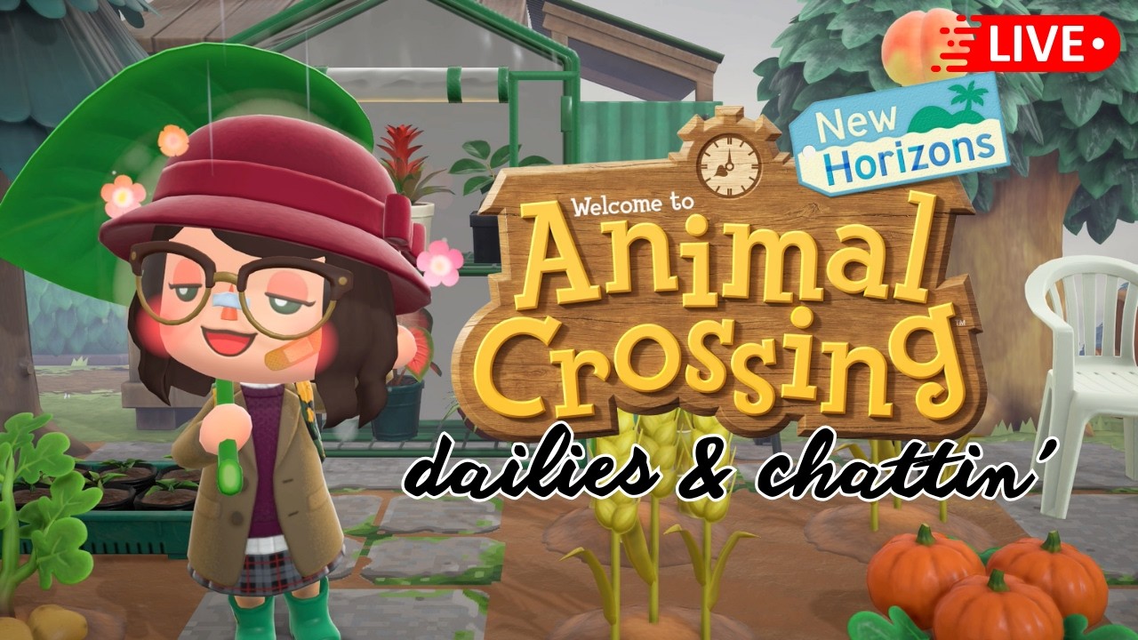 🔴 It's a no thoughts, just dailies sort of day on my forever island | ACNH