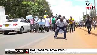 Mgomo Wa Wahudumu Wa Afya Embu Wanoga -