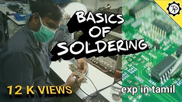 BASICS OF SOLDERING // TECH PRABU // EXP IN TAMIL