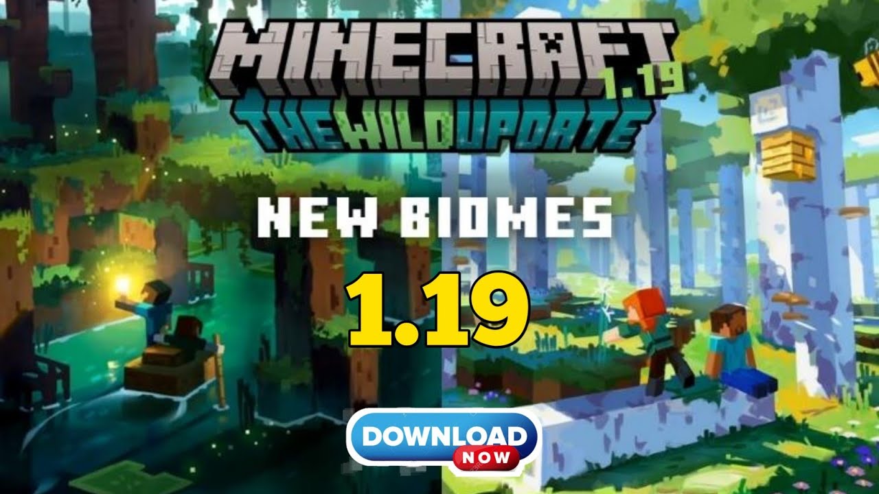 MINECRAFT NEW OFFICIAL VERSION 1.19 DOWNLOAD NOW 😱😱😱 - YouTube