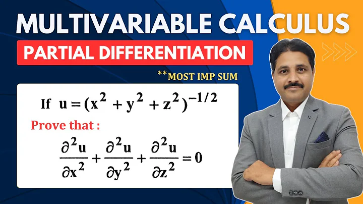 PARTIAL DIFFERENTIATION MULTIVARIABLE CALCULUS LECTURE 17 IN HINDI @TIKLESACADEMY