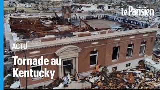 Tornade au Kentucky : les images aériennes de la dévastation au 