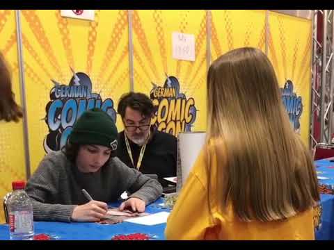 MEETING FINN WOLFHARD COMIC CON GERMANY