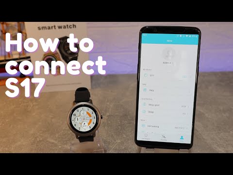 How to connect S17 to phone with H Band Android App