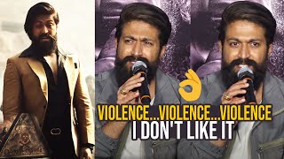 Violence...I Don't Like It : Yash Says KGF 2 Dialogue on Stage | KGFChapter 2 | TT