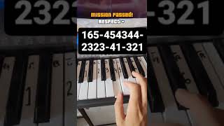 GTA SAN ANDREAS easy piano tutorial (right hand)