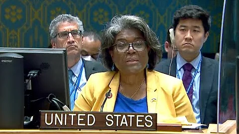 Remarks by Ambassador Linda Thomas-Greenfiel...  a...