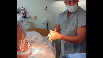 Continuous labor epidural in the hospital setting. Full video on a real patient.