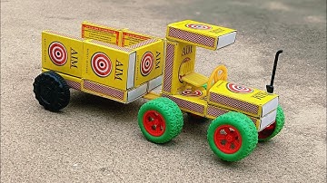 How To Make Matchbox Tractor trolley at Home - Diy Mini Tractor Trolley - Science Project