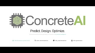 ConcreteAI: Reduce concrete cost and carbon footprint
