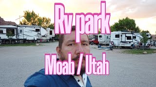 Rv park campground  te recomiendo este  Utah Moab alberca hookups  electricidad agua todo including 