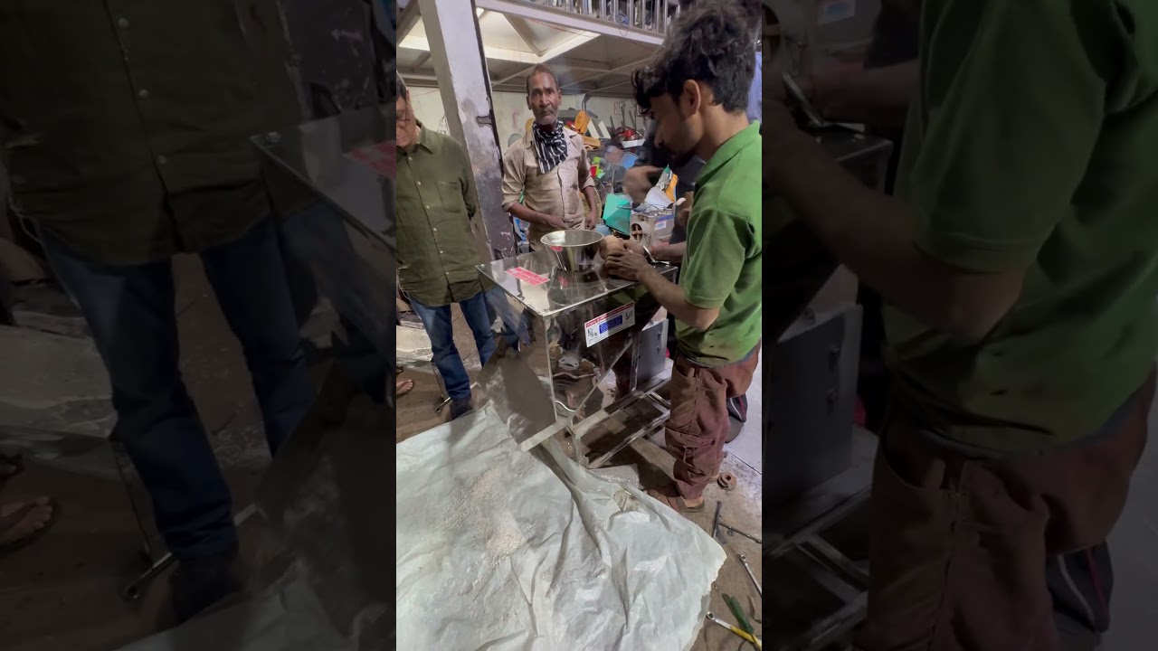 Coconut lacha machine, Nariyal burada machine WhatsApp me +91 88716 86000