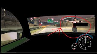 ACTUAL First Person (camera mod) in Need For Speed Underground 2 (NFSUG2) (Not Clickbait)