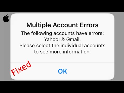 Mail app Shows Multiple Account Errors on iPhone and iPad in iOS 14/13.6 - Fixed