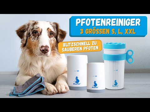 Pfotenreiniger für Hunde - Pfoten schnell und einfach reinigen | BluePet